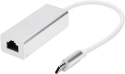 Адаптер Premier 6-903 0.15 1Гбит/с UTP 4 пары cat5E CCA 0.15м белый RJ-45 (f)-type-C (M)