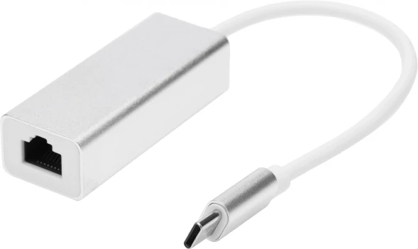 Адаптер Premier 6-903 0.15 1Гбит/с UTP 4 пары cat5E CCA 0.15м белый RJ-45 (f)-type-C (M)