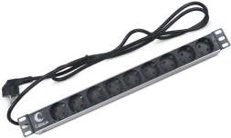 Блок распределения питания Cabeus PDU-9P-2EU гор.размещ. 9xSchuko 16A Schuko 2м