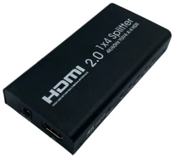 Сплиттер аудио-видео Premier 5-872-4V2 HDMI (f)/4xHDMI (f) черный