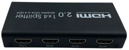 Сплиттер аудио-видео Premier 5-872-4V2 HDMI (f)/4xHDMI (f) черный