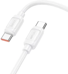 Кабель Hoco X115 52025 USB-C-USB-C 1.2м белый
