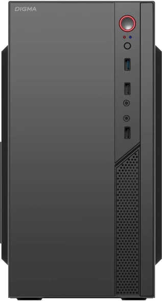 Корпус Digma DCC-MN306 черный без БП mATX 1x80mm 1x92mm 2x120mm 2xUSB2.0 1xUSB3.0 audio