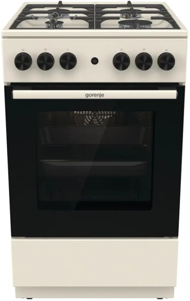 Плита Газовая Gorenje GG5A12BEF бежевый (без крышки) реш.чугун