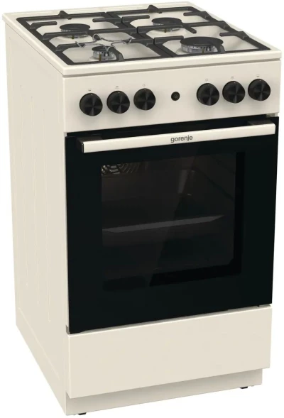 Плита Газовая Gorenje GG5A12BEF бежевый (без крышки) реш.чугун