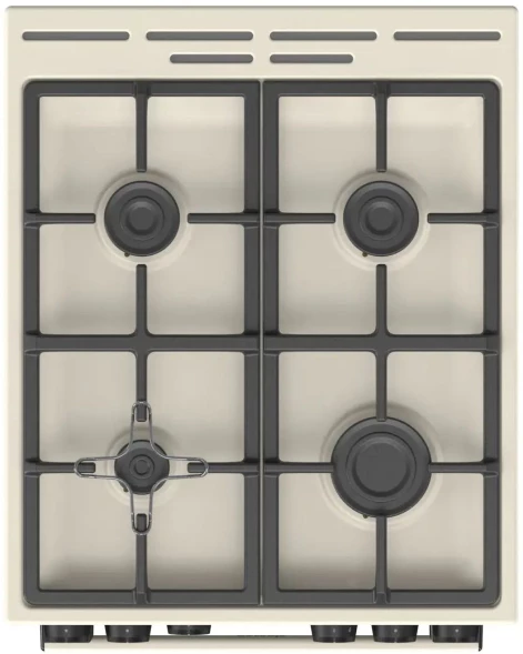 Плита Газовая Gorenje GG5A12BEF бежевый (без крышки) реш.чугун