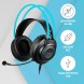 Наушники с микрофоном A4Tech Fstyler FH200U серый/синий 2м накладные USB оголовье (FH200U BLUE)