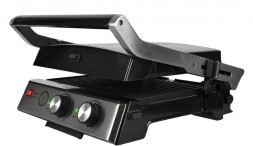 Электрогриль GFGril GF-165 2000Вт черный/серебристый