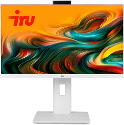 Моноблок IRU Tactio 23.8" Full HD i5 1235U (1.3) 16Gb SSD512Gb Iris Xe CR Windows 11 Pro GbitEth WiFi BT 65W Cam белый 1920x1080