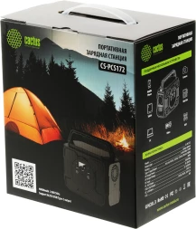 Электростанция портативная Cactus CS-PCS172 48000mAh 5A 3xUSB черный
