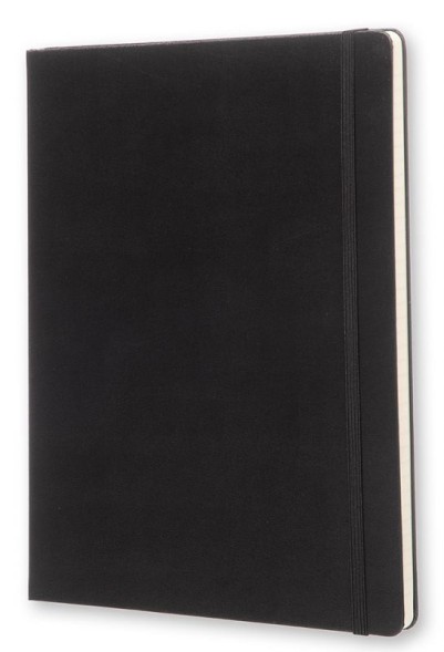 Блокнот Moleskine CLASSIC QP090 XLarge 190х250мм 192стр. линейка твердая обложка черный