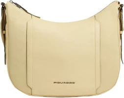 Сумка женская Piquadro Lyra BD6657W92T/BE бежевая нейлон/натур.кожа