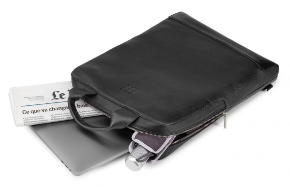 Сумка мужская Moleskine Classic Leather ET84UDBVBK с отделением для ноутбука 15&amp;quot; черная натур.кожа