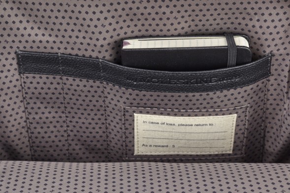 Сумка мужская Moleskine Classic Leather ET84UDBVBK с отделением для ноутбука 15&amp;quot; черная натур.кожа