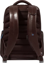 Рюкзак мужской Piquadro Blue Square CA6592B2BM/MO красное дерево натур.кожа