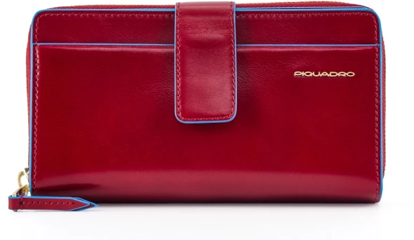 Кошелек женский Piquadro Blue Square PD1354B2R/R красный натур.кожа