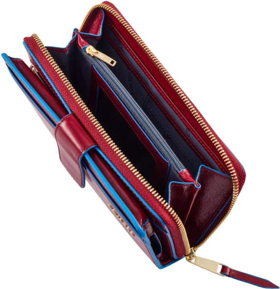 Кошелек женский Piquadro Blue Square PD1354B2R/R красный натур.кожа