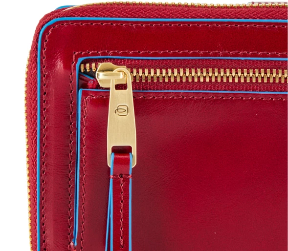 Кошелек женский Piquadro Blue Square PD1354B2R/R красный натур.кожа