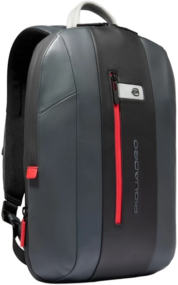 Рюкзак мужской Piquadro Urban CA6384UB00/GRN серый/черный натур.кожа
