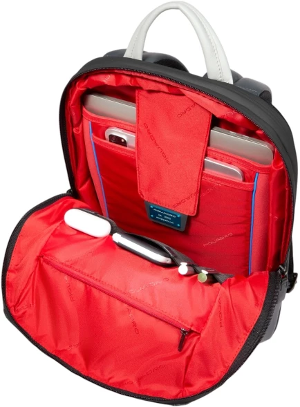 Рюкзак мужской Piquadro Urban CA6384UB00/GRN серый/черный натур.кожа