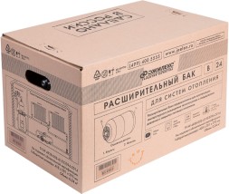 Бак расширительный Джилекс В 24 для системы отопления 24л. красный (7724)