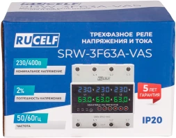 Стабилизатор напряжения Rucelf SRW-3F63-VAS трехфазный белый