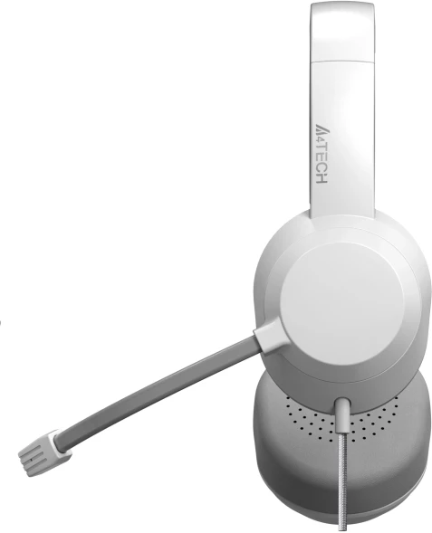 Наушники с микрофоном A4Tech Fstyler FH150U белый/серый 2м накладные USB оголовье (FH150U WHITE)