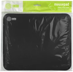 Коврик для мыши Cactus Black черный 300x250x3мм (CS-MPC-D01M)