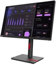 Монитор Lenovo 23.8&amp;quot; ThinkVision T24i-30 черный IPS LED 4ms 16:9 HDMI матовая HAS Piv 250cd 178гр/178гр 1920x1080 60Hz VGA DP FHD USB 5.4кг