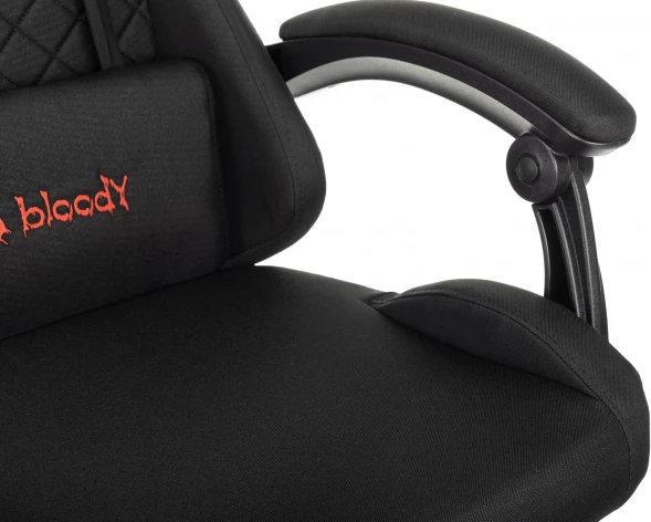 Кресло игровое A4Tech Bloody GC-170 с подголов. крестов. сталь пластик черный