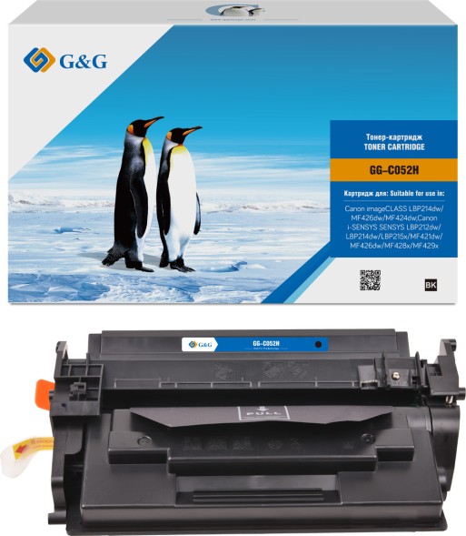 Картридж лазерный G&amp;amp;G GG-C052H черный (9000стр.) для Canon MF421/426/428/429/LBP 212/214/215