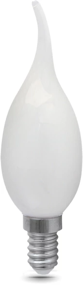 Лампа филам. Gauss Filament 5Вт цок.:E14 свеча 220B св.свеч.бел.нейт. (упак.:10шт) (104201205)