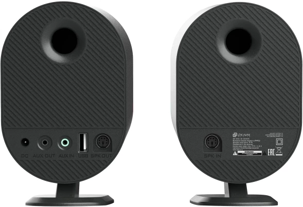 Колонки Оклик OK-303A 2.0 черный 20Вт BT
