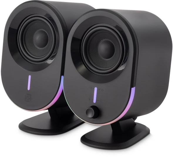 Колонки Оклик OK-303A 2.0 черный 20Вт BT