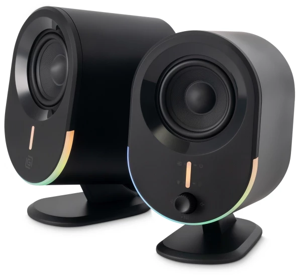 Колонки Оклик OK-303A 2.0 черный 20Вт BT