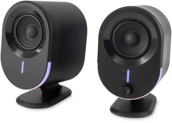 Колонки Оклик OK-303A 2.0 черный 20Вт BT