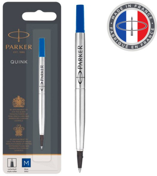 Стержень роллер Parker Quink Z01 (CW1950324) M 0.7мм синие чернила блистер