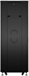 Шкаф серверный Cabeus (SH-05C-42U80/100-BK) напольный 42U 800x1000мм пер.дв.стекл металл 800кг черный 900мм 134.2кг 220град. 2055мм IP20 сталь