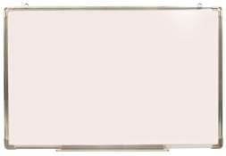 Доска магнитно-маркерная Buro лак 60x90см алюминиевая рама лоток для аксессуаров