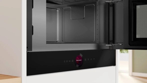 Микроволновая печь Bosch BFR9221B1 21л. 900Вт черный (встраиваемая)