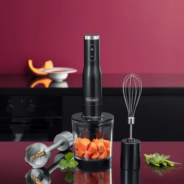 Блендер погружной Rondell 1301-RE-01 1200Вт серебристый