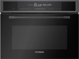 Духовой шкаф Электрический Hyundai HMEO 6580 DX черный/графитовый