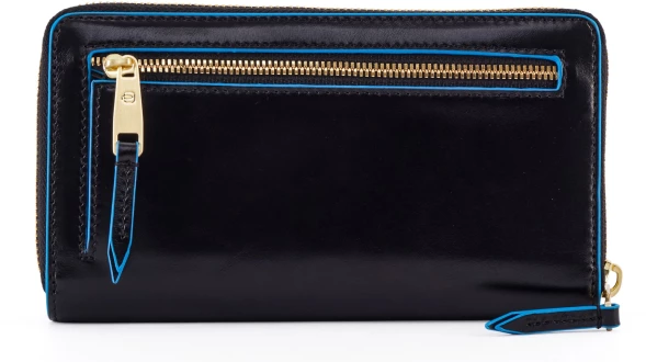 Кошелек женский Piquadro Blue Square PD1354B2R/N черный натур.кожа