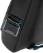 Рюкзак слинг мужской Piquadro Blue Square CA6898B2/N черный натур.кожа