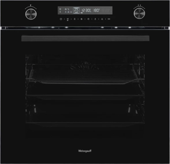 Духовой шкаф Электрический Weissgauff EOM 751 PDB Black Edition черный