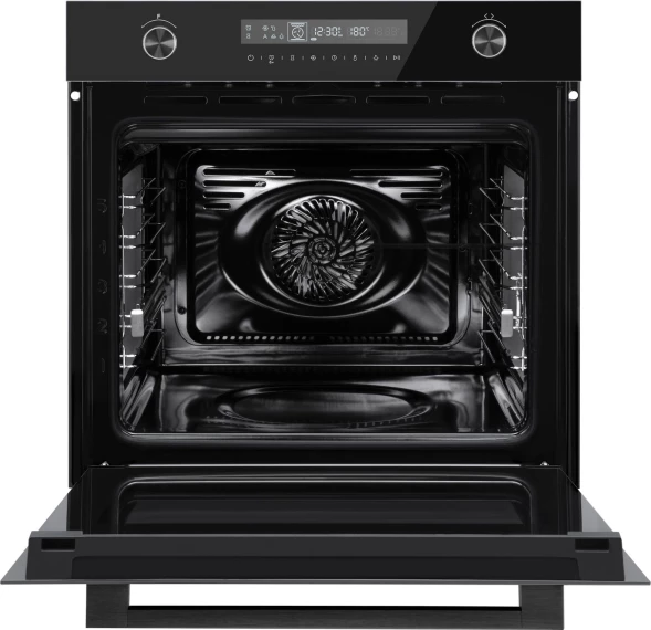 Духовой шкаф Электрический Weissgauff EOM 751 PDB Black Edition черный