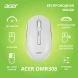 Мышь Acer OMR308 белый оптическая (1600dpi) беспроводная USB (4but)