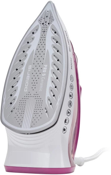 Утюг Polaris PIR 2668AK 2600Вт белый/розовый