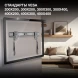 Кронштейн для телевизора Hyundai SL-X1 черный 32&amp;quot;-55&amp;quot; макс.50кг настенный фиксированный