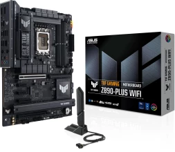 Материнская плата Asus TUF GAMING Z890-PLUS WIFI Soc-1851 Intel Z890 4xDDR5 ATX AC`97 8ch(7.1) 2.5Gg RAID+HDMI+DP